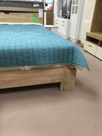 Соренто кровать дуб бонифаций 1200x2000 мм с основанием
