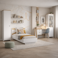 Подростковая Теодора белый / дуб крафт