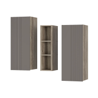 Шкаф навесной Олива ШКН-01 Дуб каньон/MF14 муссон софт