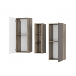 Шкаф навесной Олива ШКН-01 Дуб каньон/MF14 муссон софт