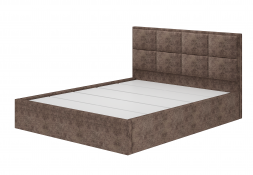 Интерьерная кровать 160х200см  Линда КР-16 ткань Мустанг каркас