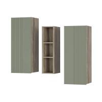 Шкаф навесной Олива ШКН-01 Дуб каньон/MF12 эвкалипт софт