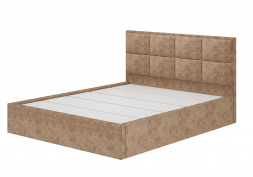Интерьерная кровать 160х200см Линда КР-16 ткань Арктик каркас