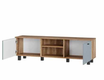 Гостиная Олива модульная 2160х1700х376мм дуб каньон/MF11 шарли бриз