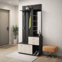 Вояж-8 прихожая 1,0м лдсп венге / дуб молочный