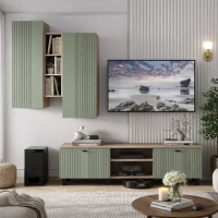 Гостиная Олива 2,2м дуб каньон / MF12 эвкалипт софт