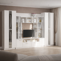 Венеция гостиная 3,4м лдсп ясень белый