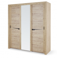 Соренто шкаф 3 дверный с раздвижными дверями 1940*2200*620мм дуб бонифаций
