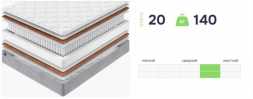 Матрас DS Active Optima Cocos 160х200см жесткий + чехол в подарок