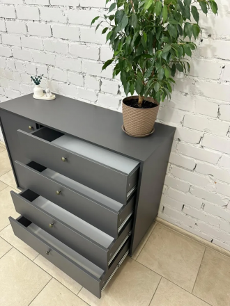 Комод Легенда New (1200х450х900мм) цвет графит