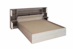 КР 552 Бассо кровать с прикроватным блоком ясень шимо