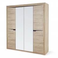 Соренто шкаф 4х дверный 1965х2200х545мм дуб бонифаций