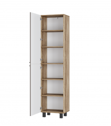 Прихожая Олива с пеналом (1500х2016х372мм) дуб каньон / муссон софт MF14