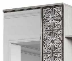 Прихожая Шанель BTS 1500х2176х372мм ясень шимо светлый / фотопринт