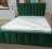 Кровать Вена (мора зеленый) 1400x2000 мм с ортопедическим основанием