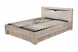 Соренто кровать дуб бонифаций 140x200 см с подъемным механизмом