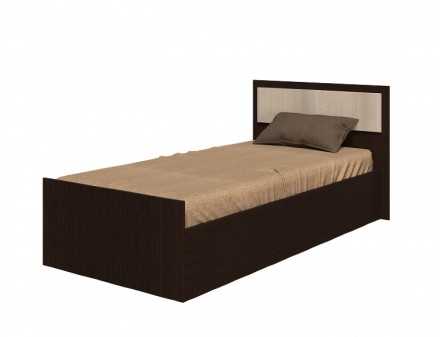 Фиеста кровать 0,9м LIGHT каркас венге / лоредо