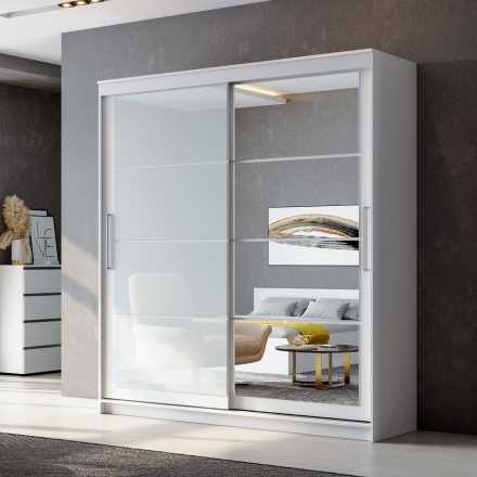 Шкаф-купе Крафт-6 (2,0м) лдсп белый