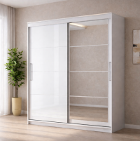 Шкаф-купе Крафт-6 (2,0м) лдсп белый