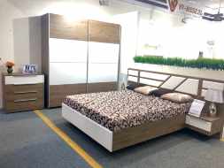 Лагуна 8 кровать двойная комплектация Престиж 160x200см каркас