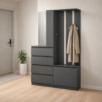 Симпл Прихожая ПР-04 1,2м лдсп графит