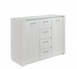 Элана спальня комод 1395 бодега бодега белая