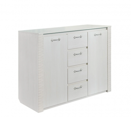 Элана спальня комод 1395 бодега бодега белая