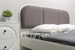 Валенсия кровать 160х200см с мягким изголовьем