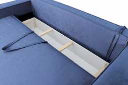 Диван-кровать Тулон (2460х1100х710мм)  Лана синий