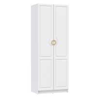 Шкаф 2х дверный для платья Орион 0,8м (h2,15м) белый 