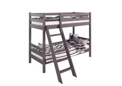 Вариант 10 Двухъярусная кровать "Соня" Лаванда с наклонной лестницей