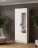 Шкаф Ларс 0,8м с зеркалом (800х2100х510мм) лдсп белый