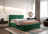 Кровать Вена (мора зеленый) 1800x2000 мм с ортопедическим основанием