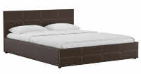 Интерьерная кровать Синди Марика 468 к/з (шоколад) 1400х2000 мм с подъемным механизмом