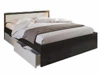 Кровать двуспальная с ящиками Гармония КР 605 1400x2000 мм венге белфорт