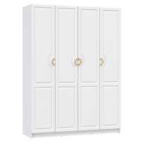Шкаф 4х дверный Орион 1,6м белый